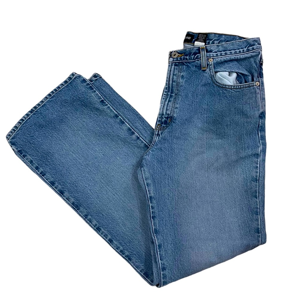 Express Jeans Flare Women’s Denim Jeans Size 13/14 Long Blue in Color